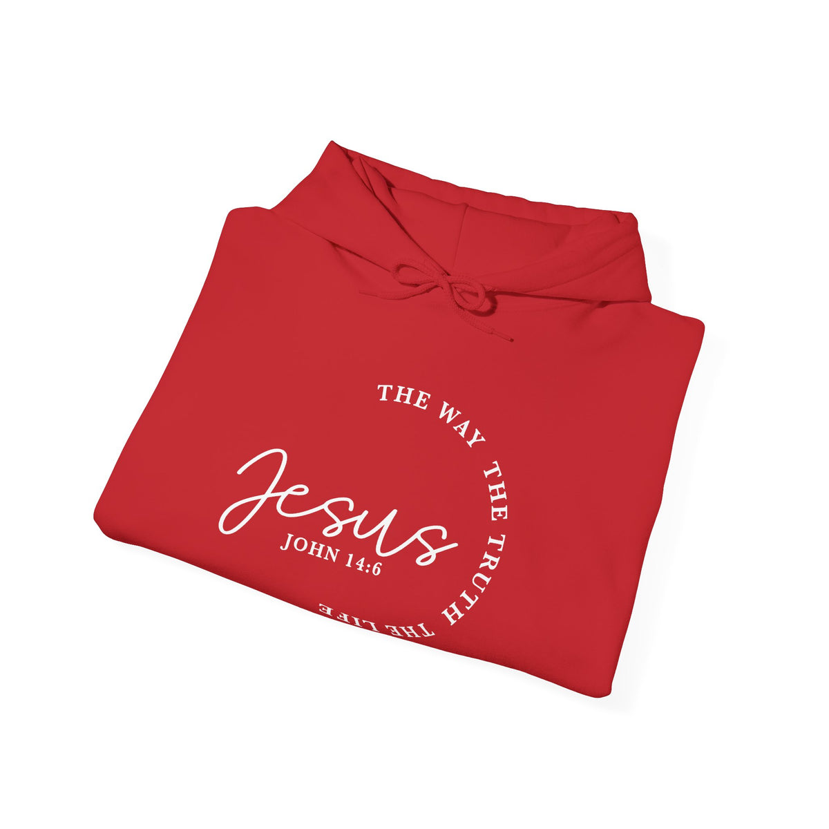 Jesus John 14:6 Hoodie – "The Way The Truth The Life" Christian Pullover