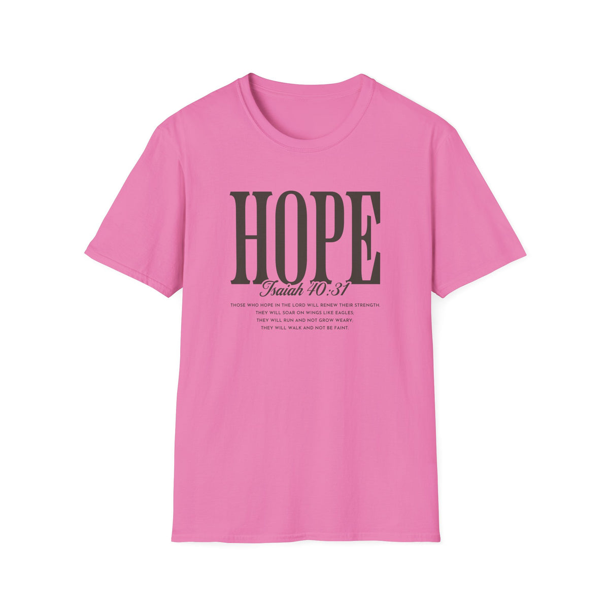 Hope T-Shirt — Inspirational 'Hope' with Isaiah 70:31 Scripture Tee