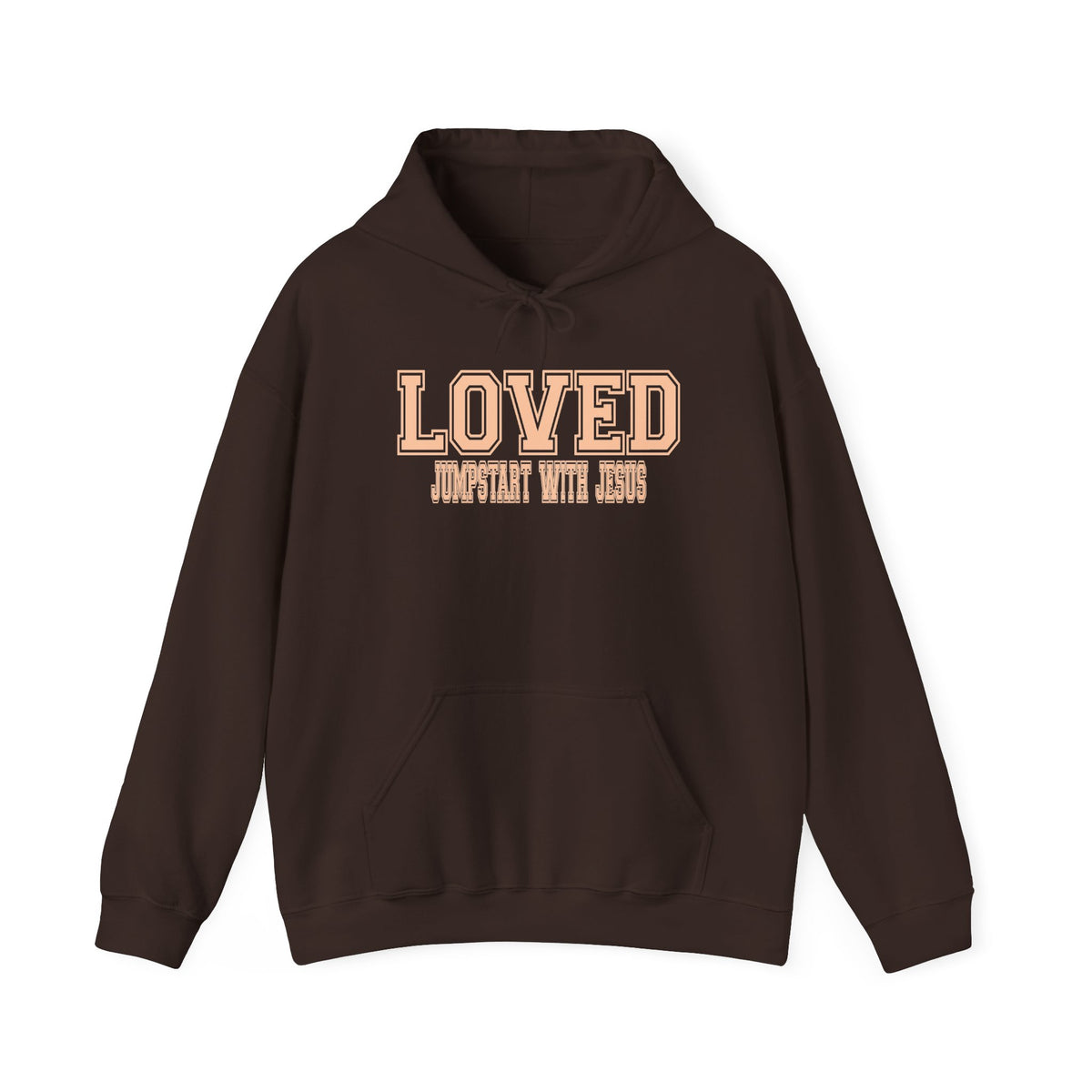 Loved Not Perfect Hoodie — Inspirational Graphic Pullover