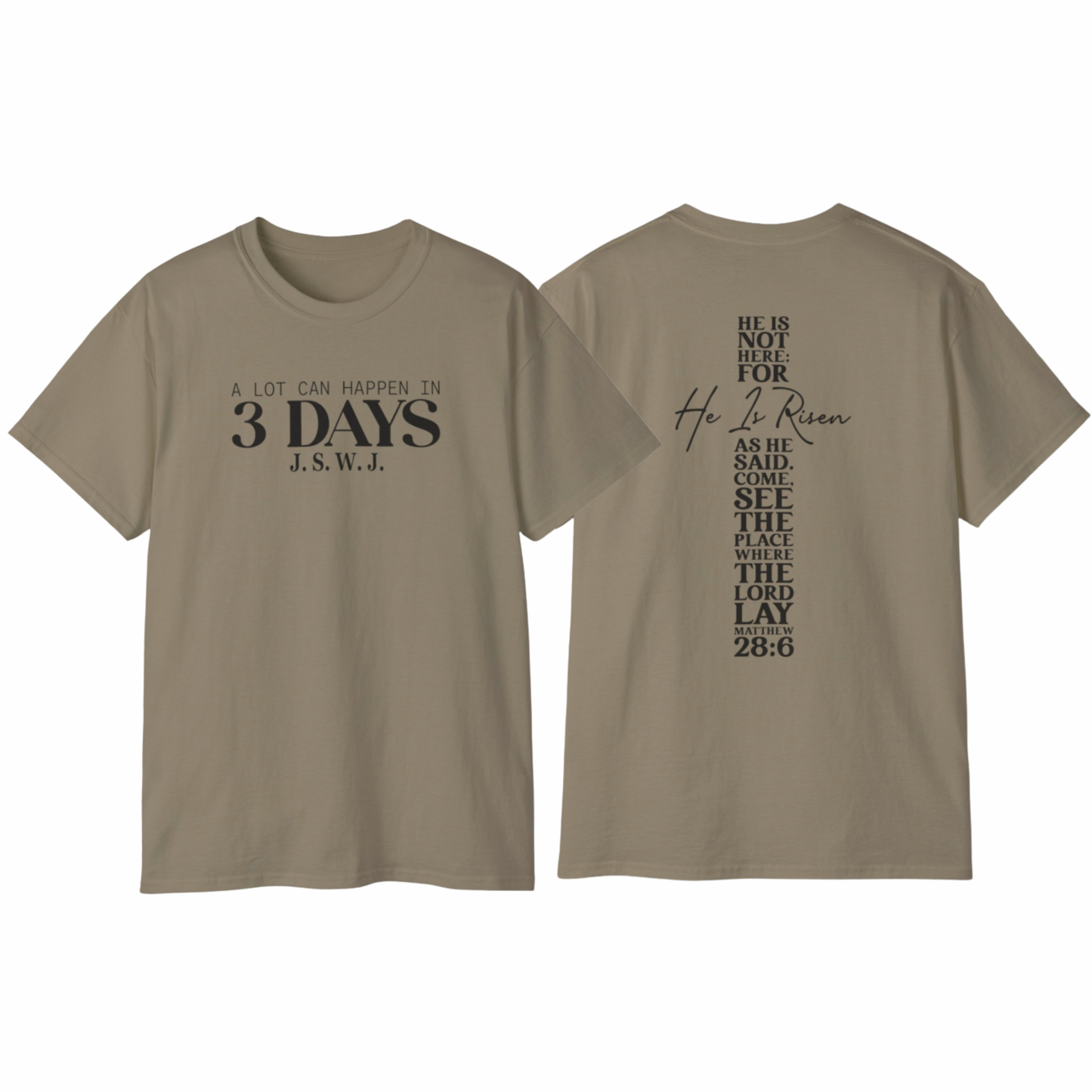 A Lot Can Happen In 3 Days BlK Font WM