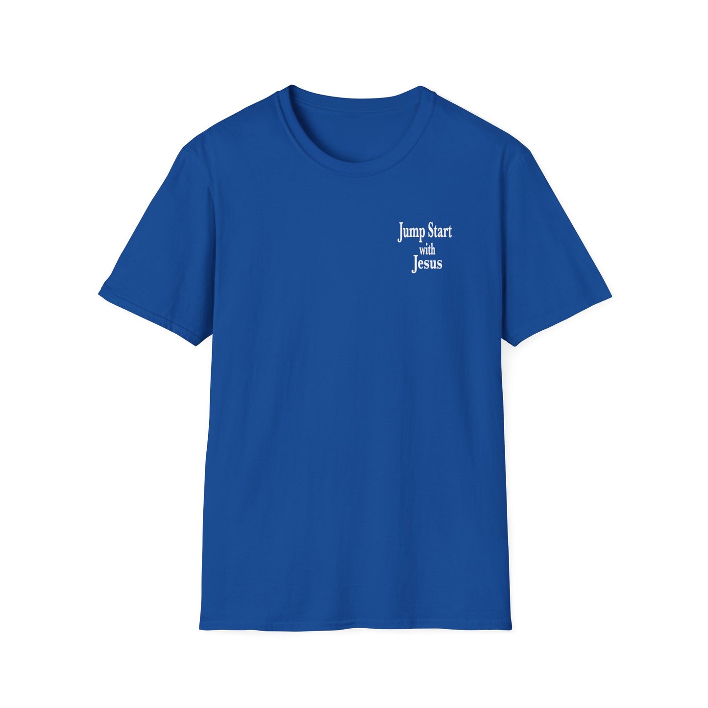 Last Call Pocket Size  Jump Start With Jesus Unisex T-Shirt