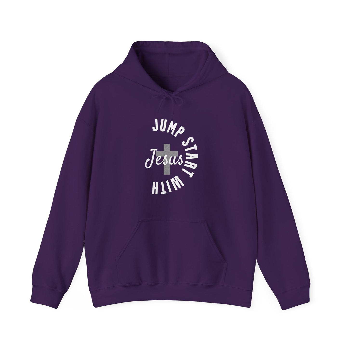 Jump Start With Jesus Semicircle  Unisex  Hoodie