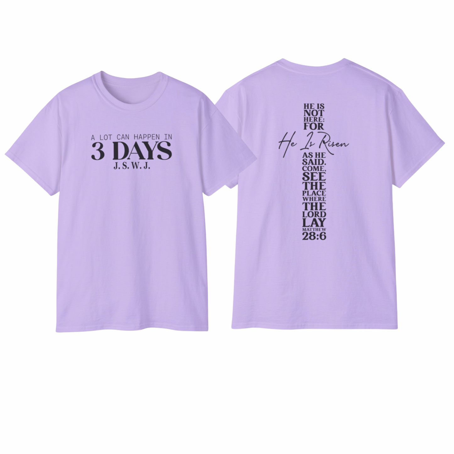 A Lot Can Happen In 3 Days BlK Font WM