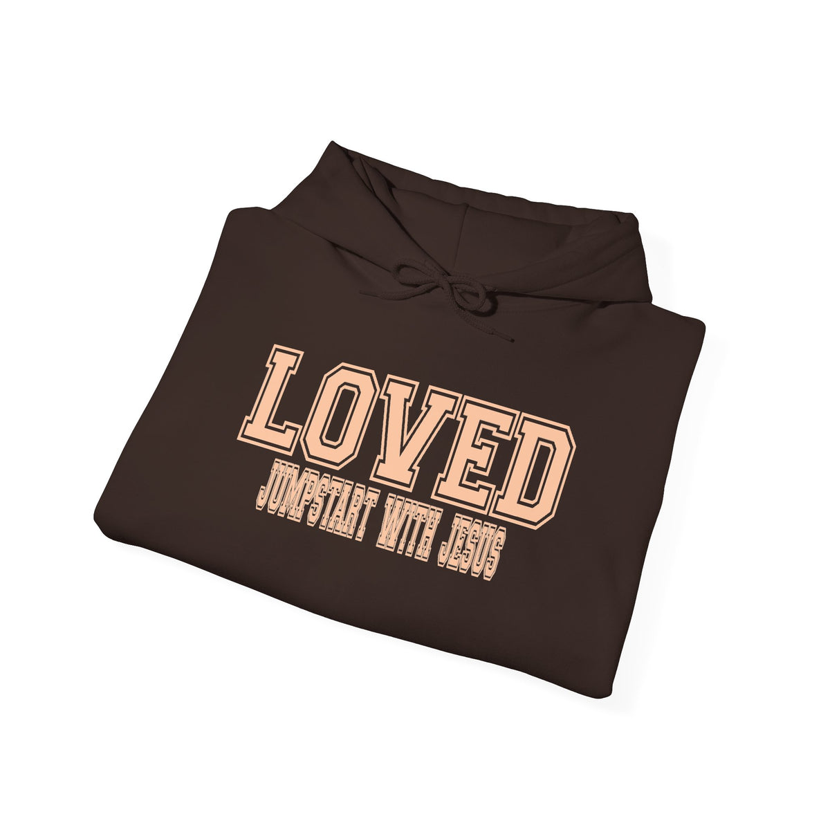 Loved Not Perfect Hoodie — Inspirational Graphic Pullover