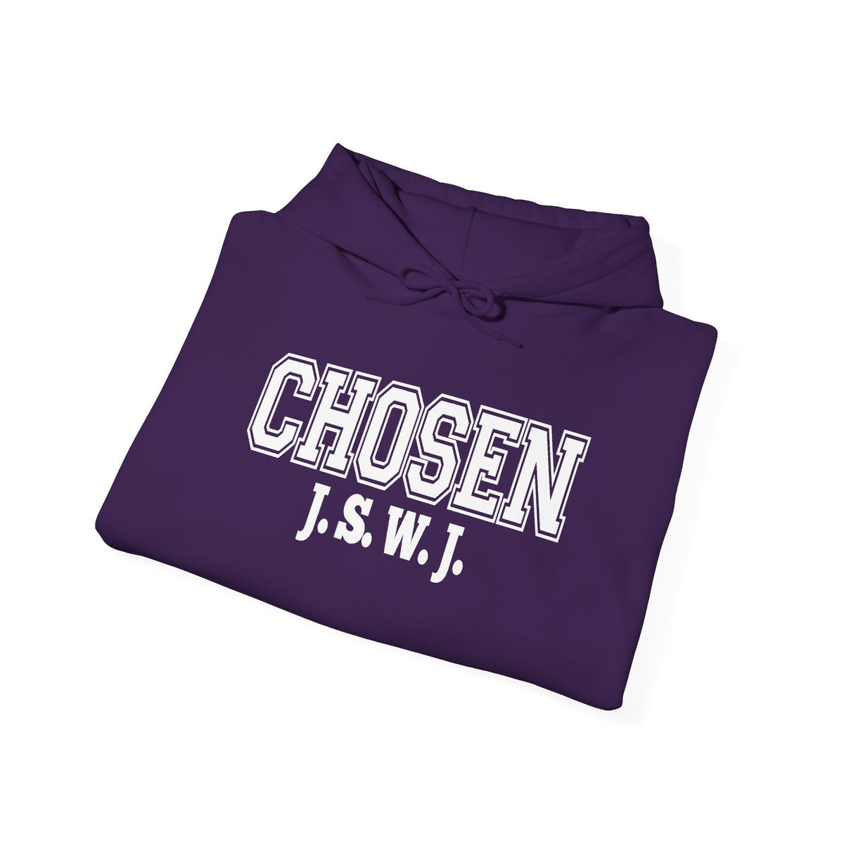 Chosen J.S.W.J. Hoodie — Inspirational Collegiate Pullover