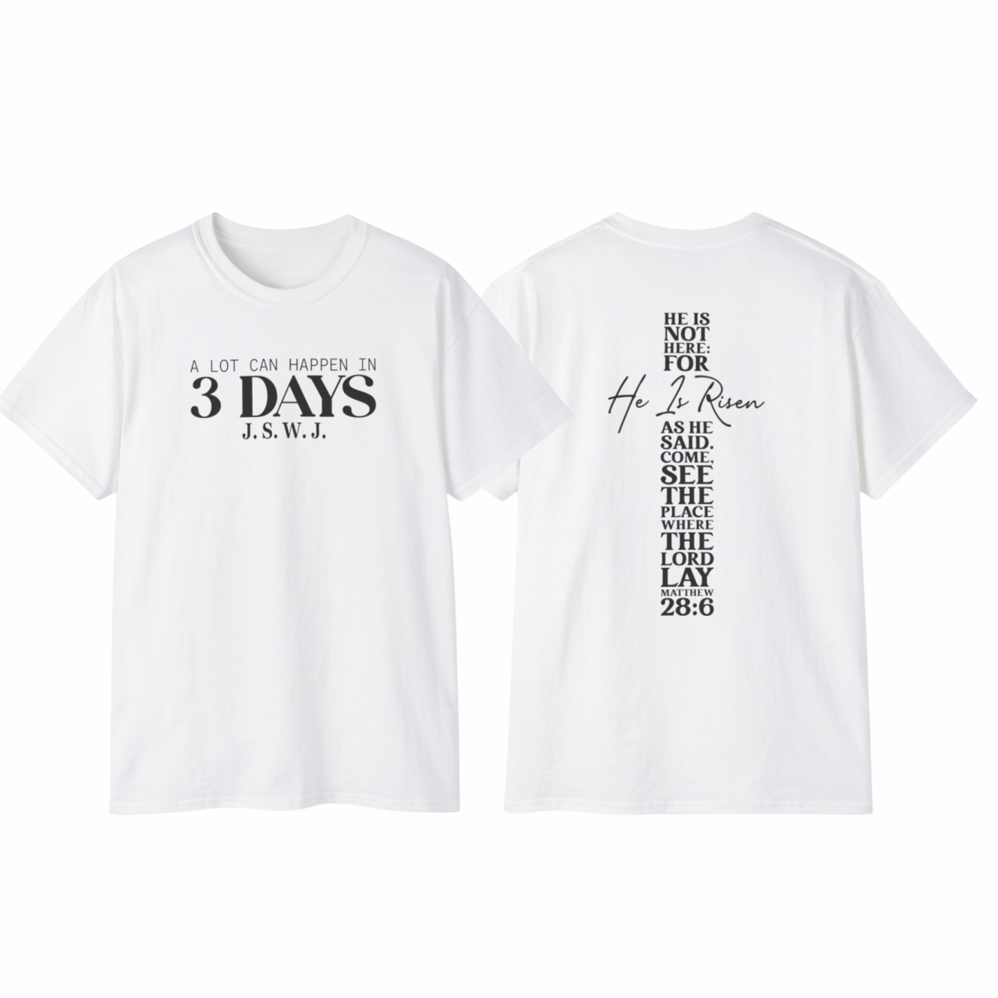 A Lot Can Happen In 3 Days BlK Font WM