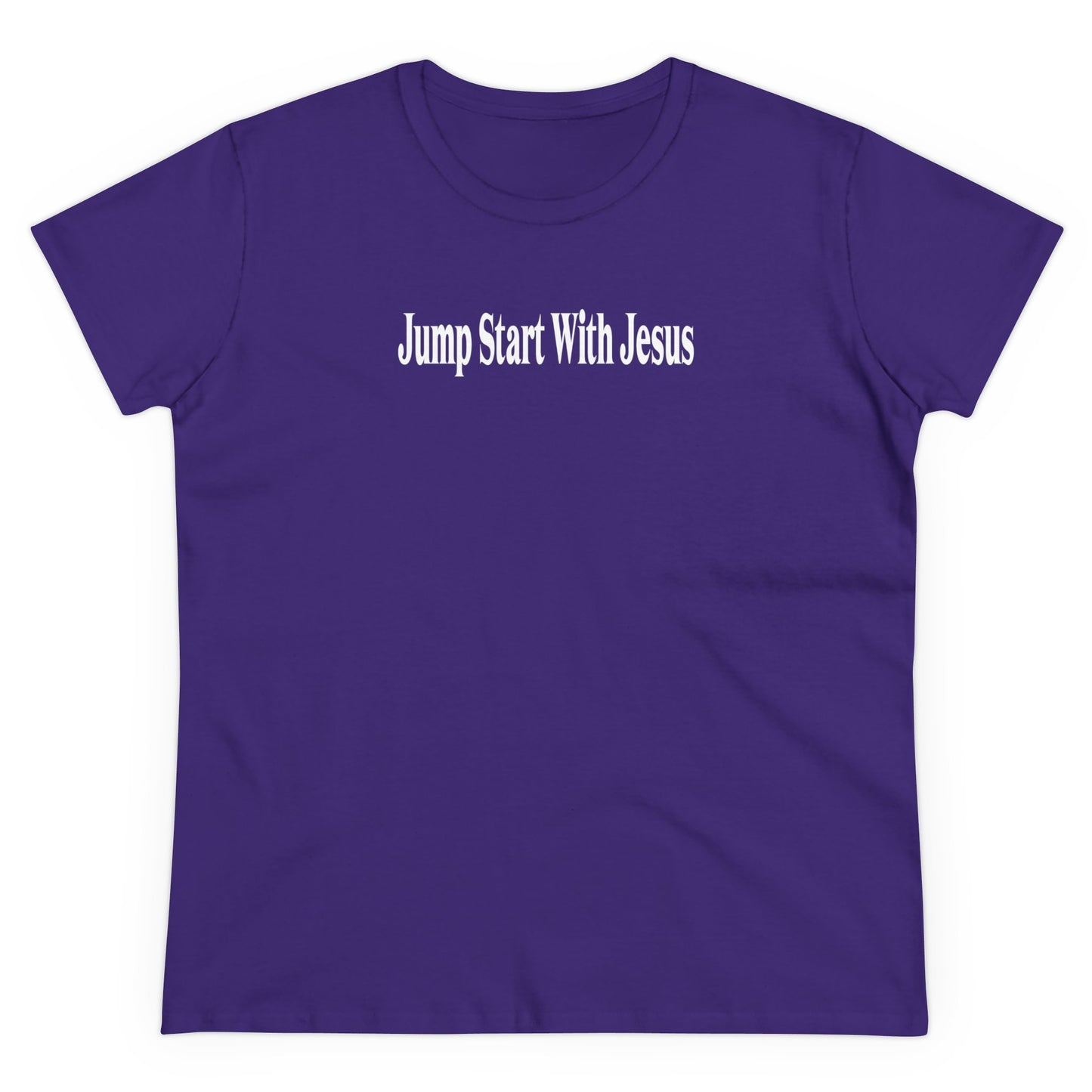 Women's Jump Start Classic White Logo Tee