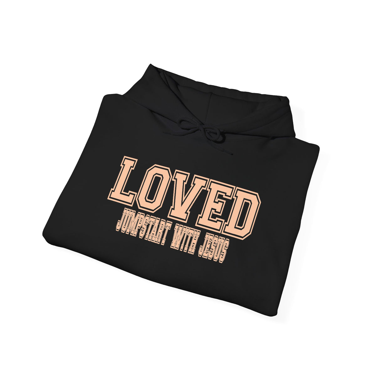Loved Not Perfect Hoodie — Inspirational Graphic Pullover