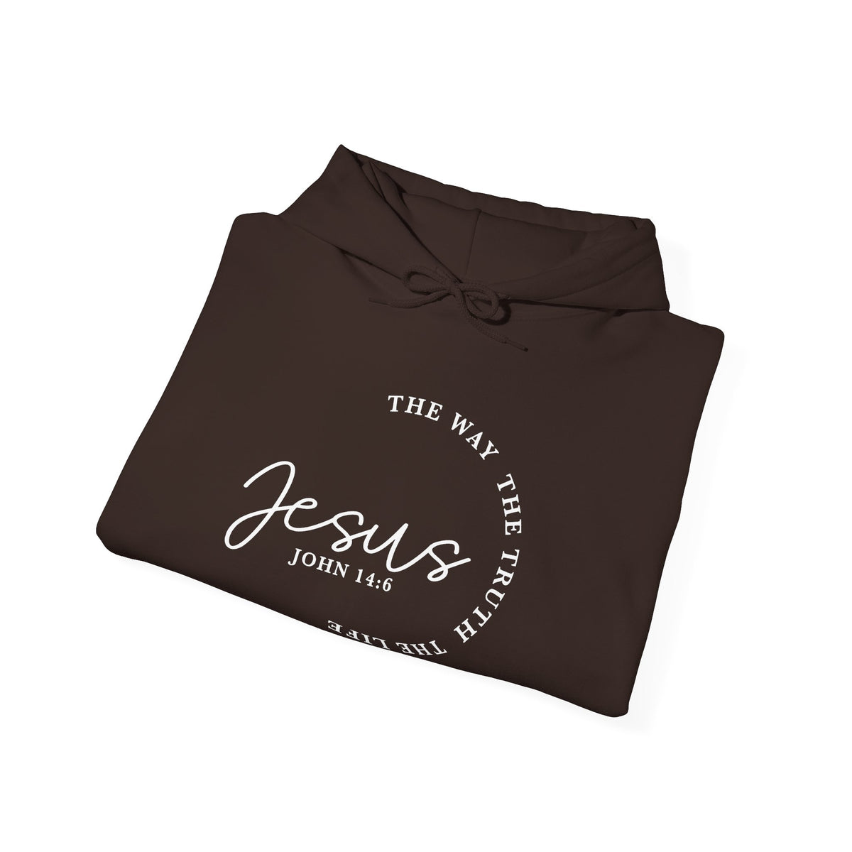 Jesus John 14:6 Hoodie – "The Way The Truth The Life" Christian Pullover