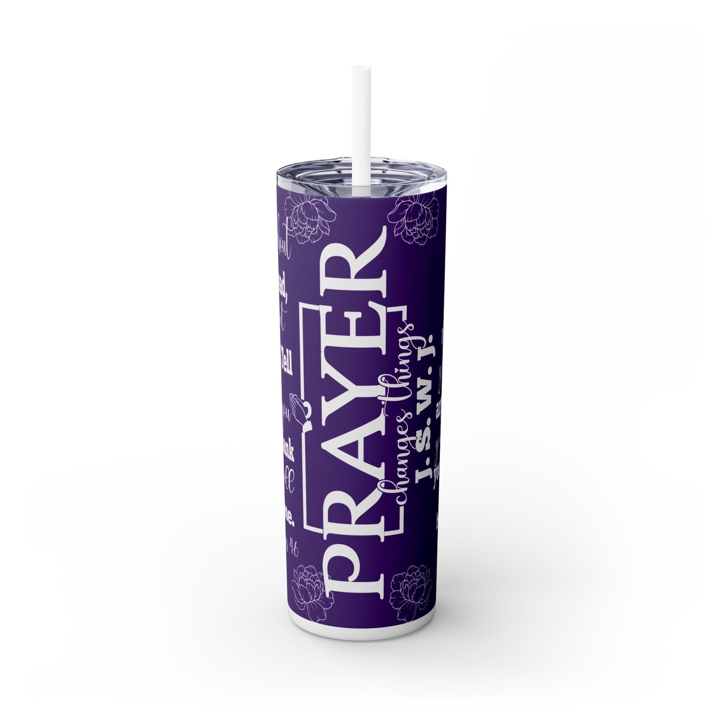 Prayer Brunch Pray Changes things Purple Tumbler