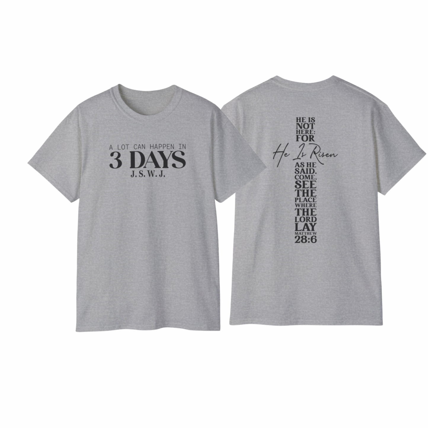 A Lot Can Happen In 3 Days BlK Font WM