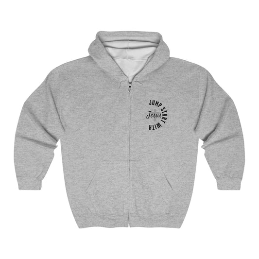 Jumpstart SIMI Circle Unisex Full Zip Hoodie