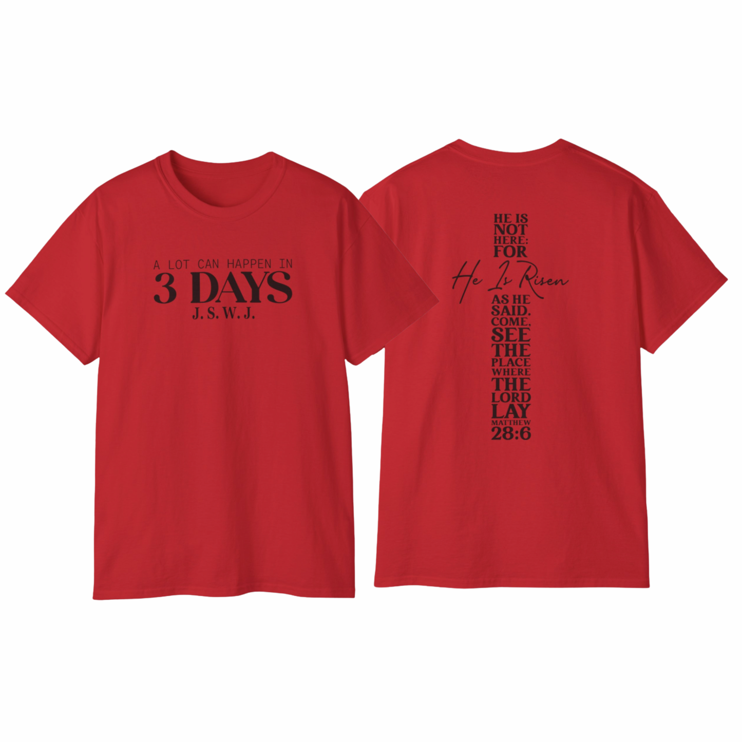 A Lot Can Happen In 3 Days BlK Font WM