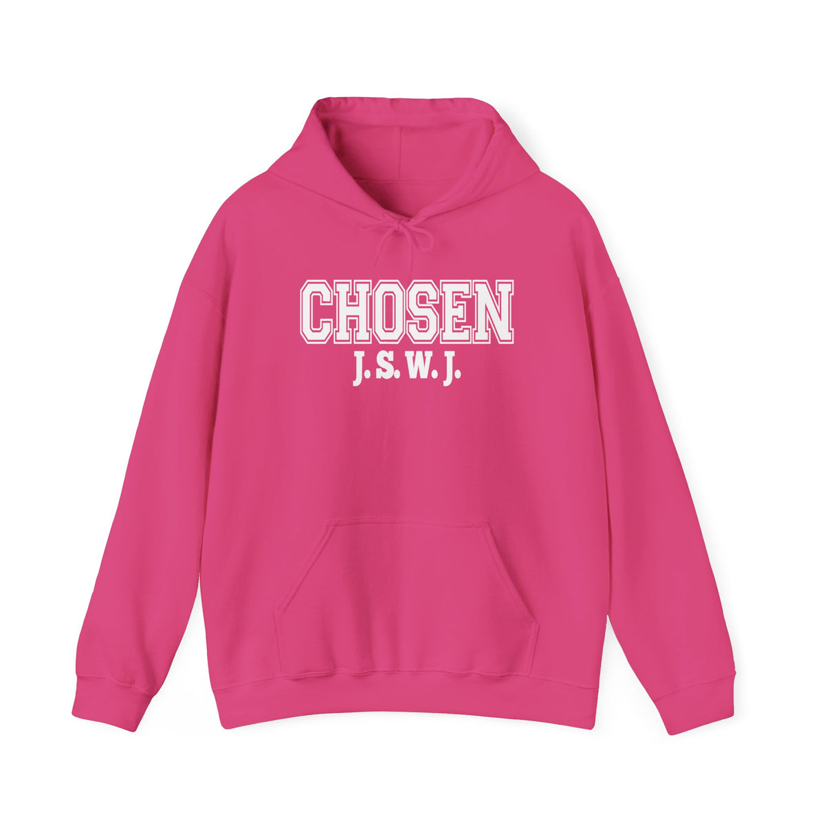 Chosen J.S.W.J. Hoodie — Inspirational Collegiate Pullover