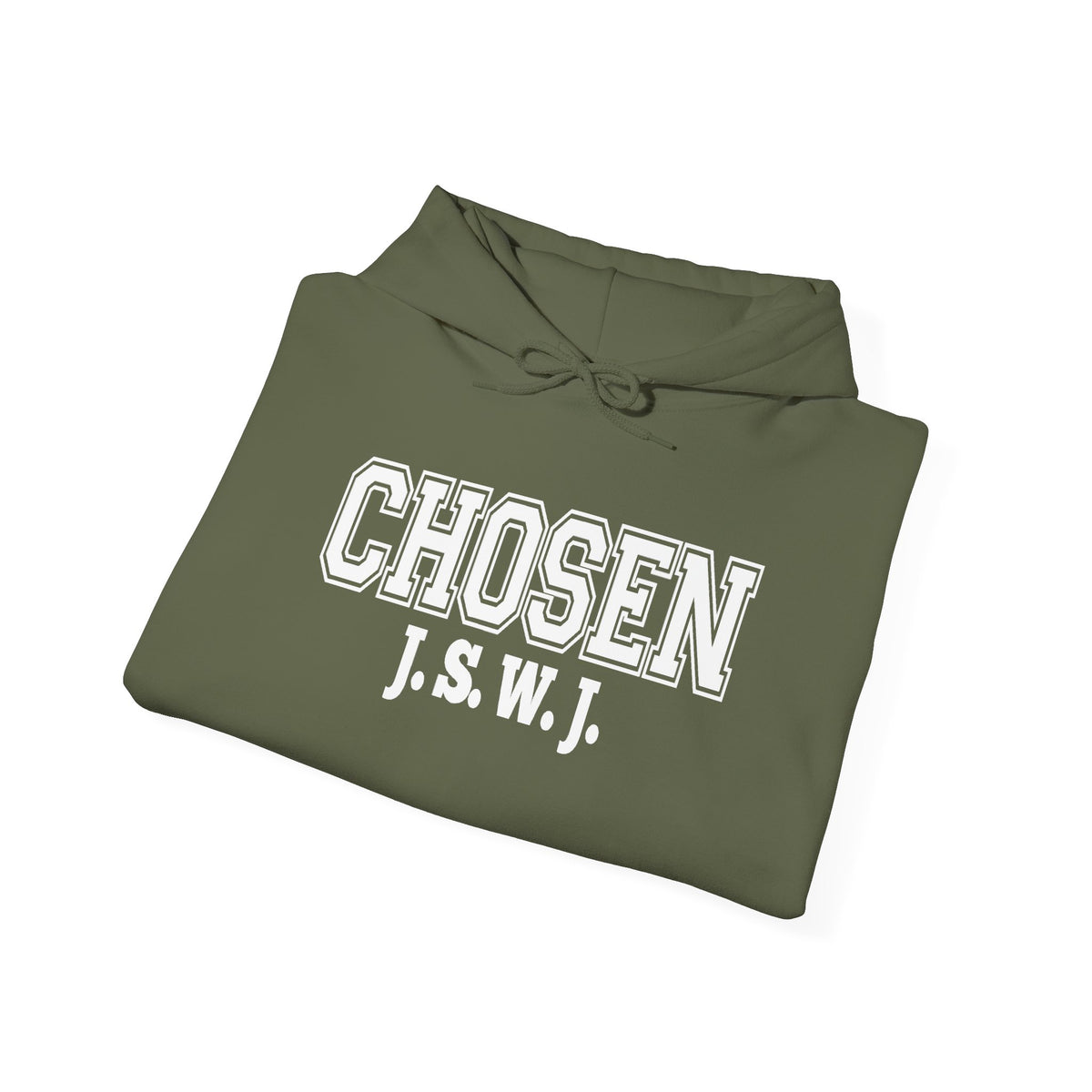 Chosen J.S.W.J. Hoodie — Inspirational Collegiate Pullover