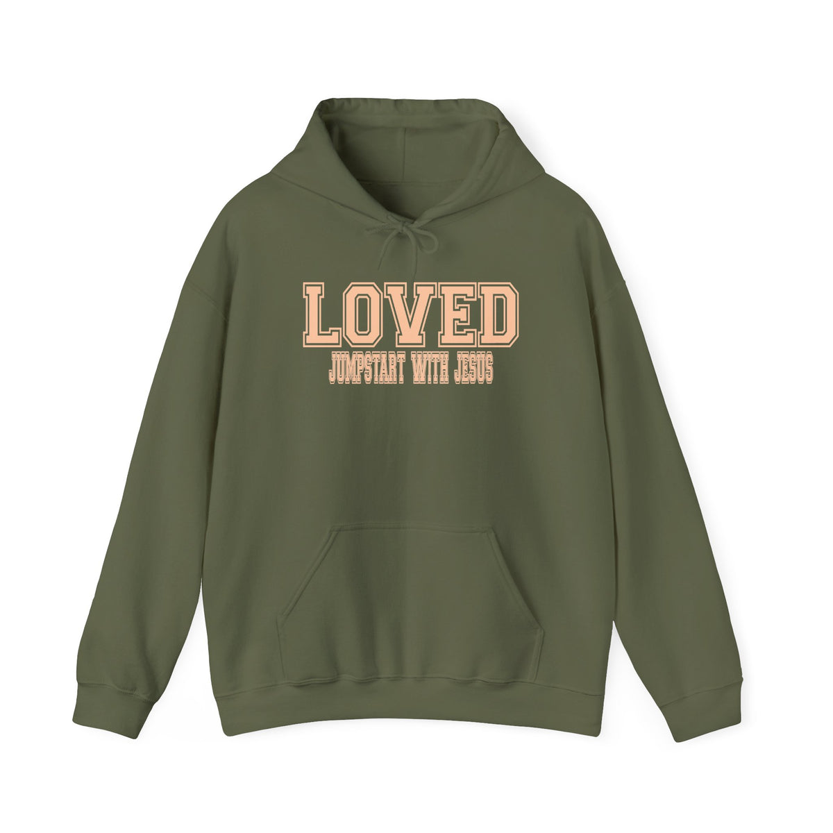 Loved Not Perfect Hoodie — Inspirational Graphic Pullover