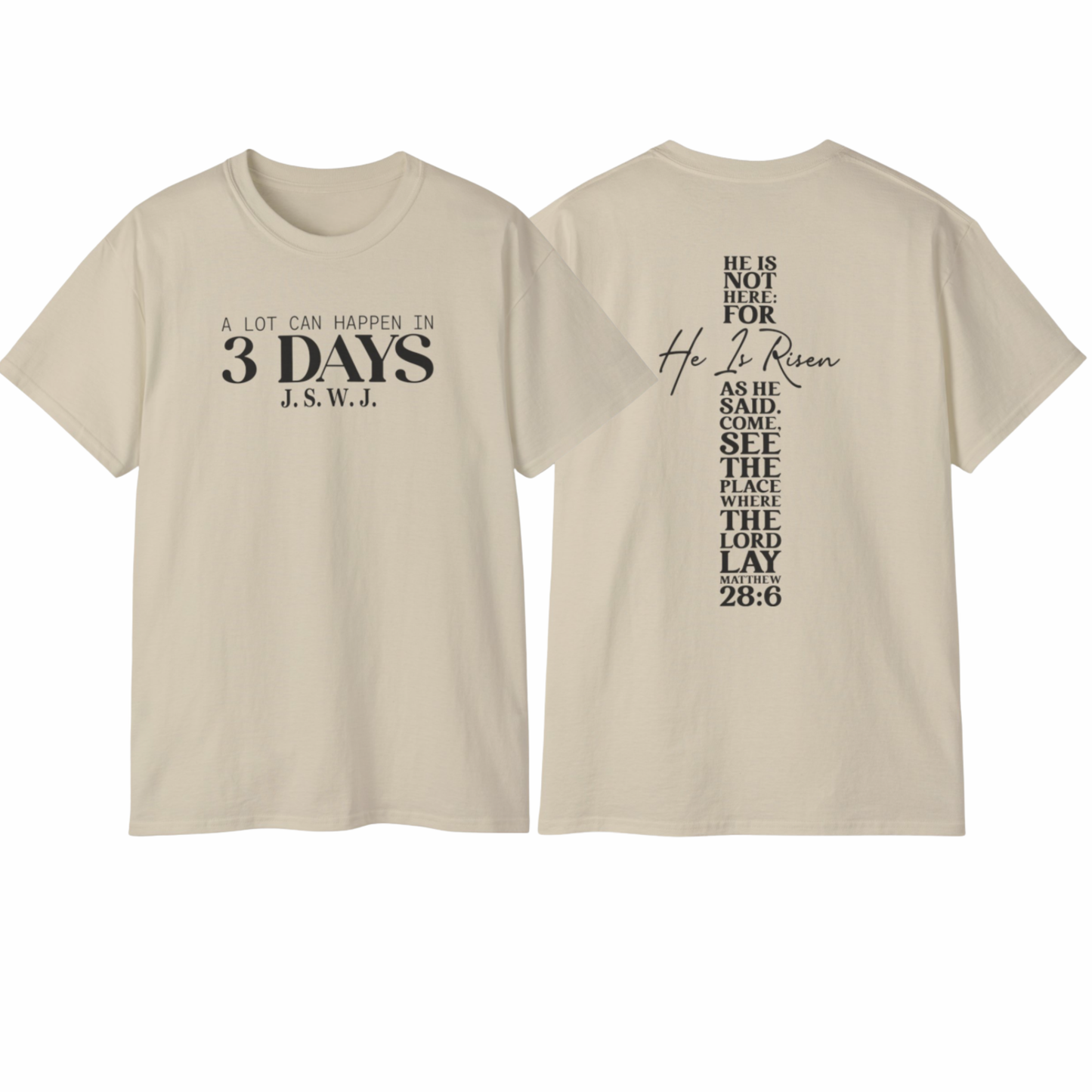 A Lot Can Happen In 3 Days BlK Font WM