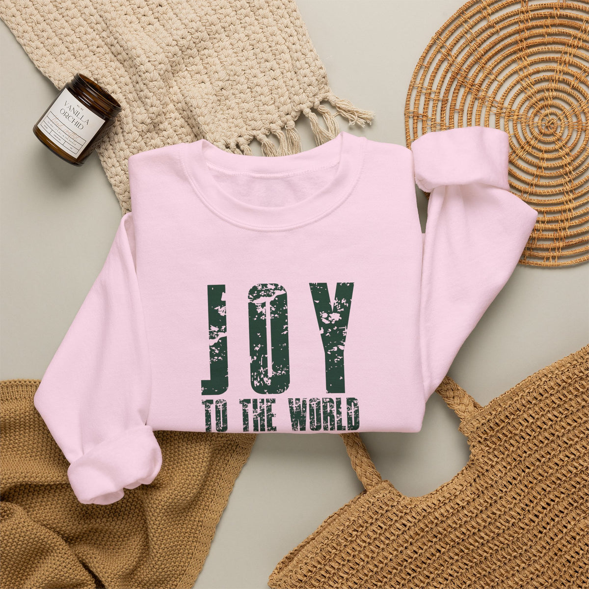 Joy to the World Christmas Crewneck Sweatshirt