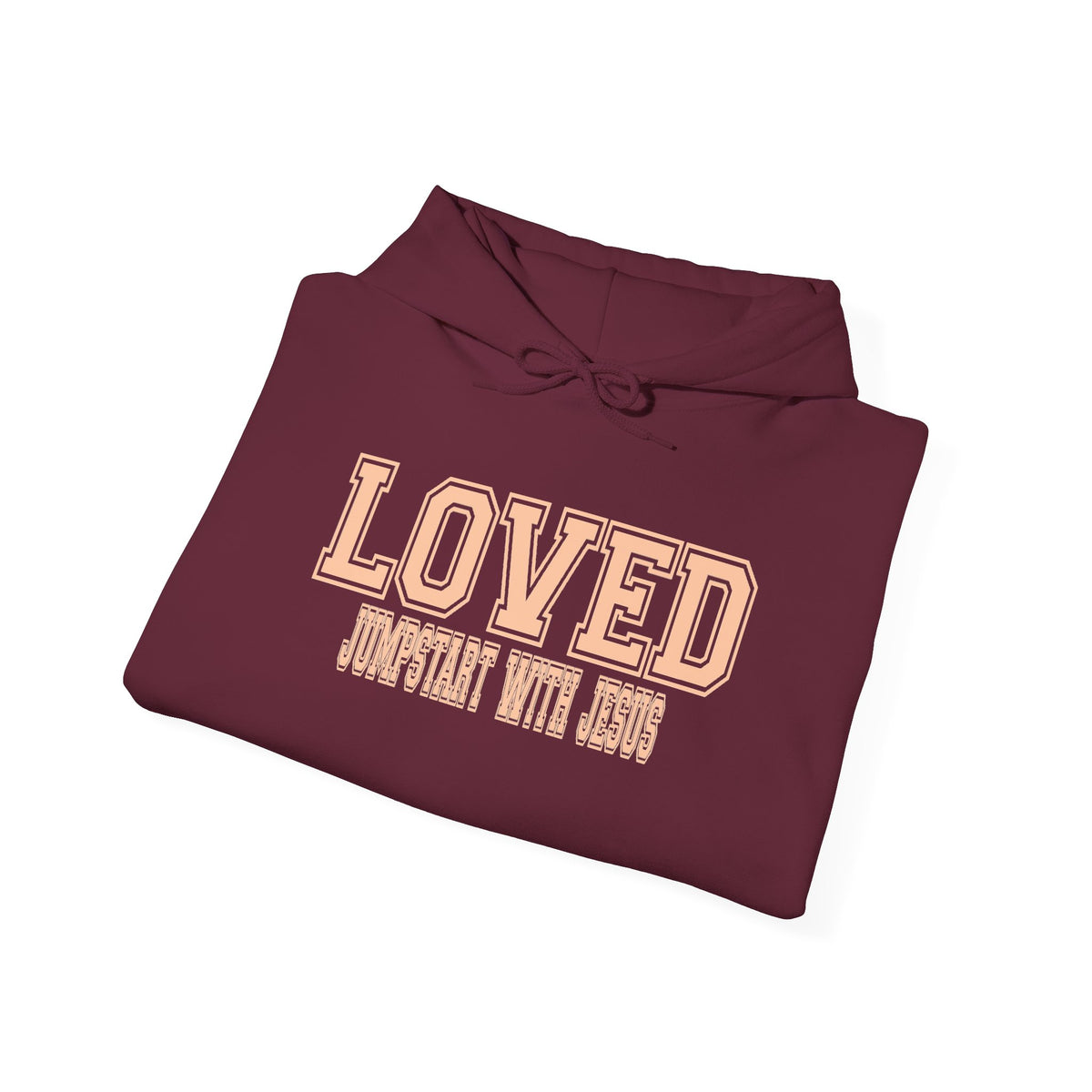Loved Not Perfect Hoodie — Inspirational Graphic Pullover