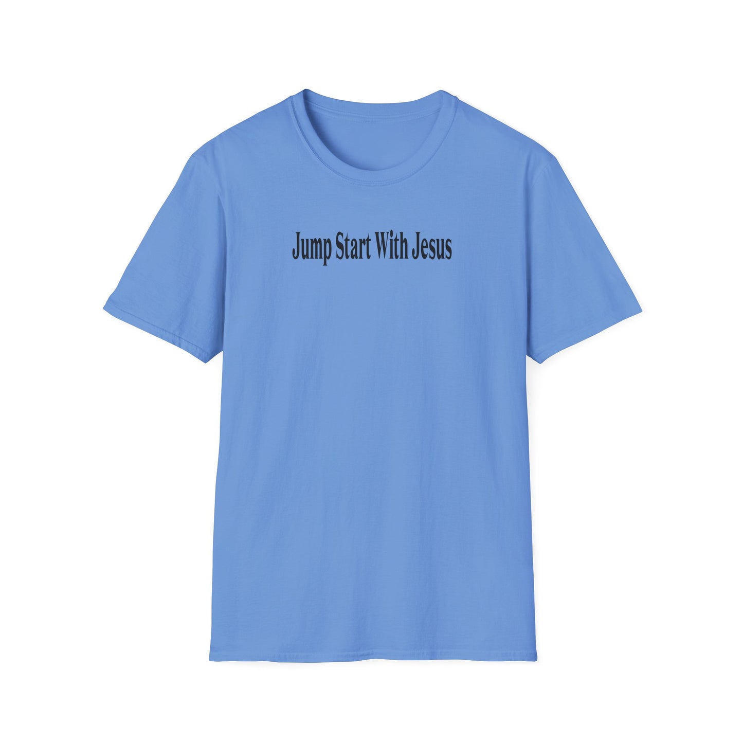 Jump Start With Jesus Classic Original Blk Font