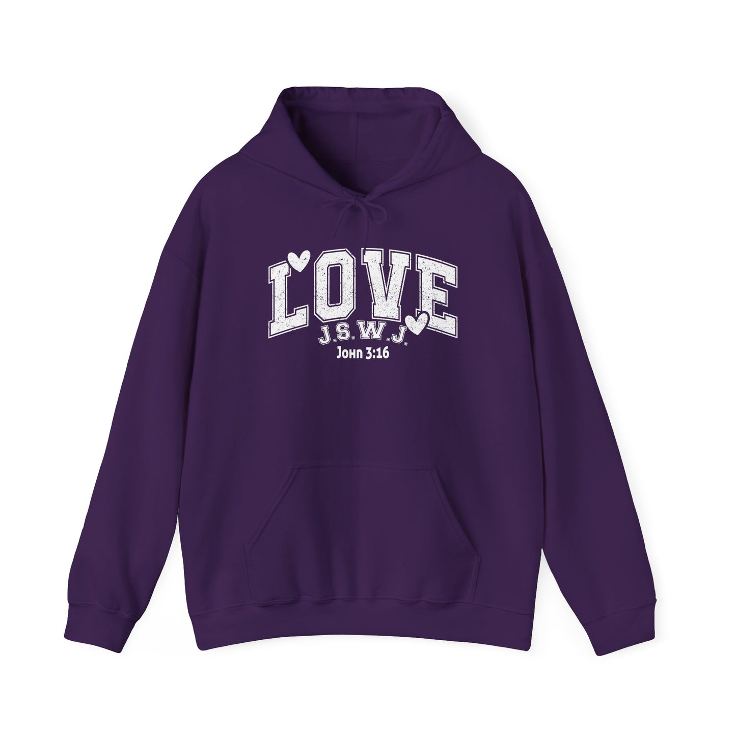 Unisex J.S.W.J Love John 3:16 Hoodie