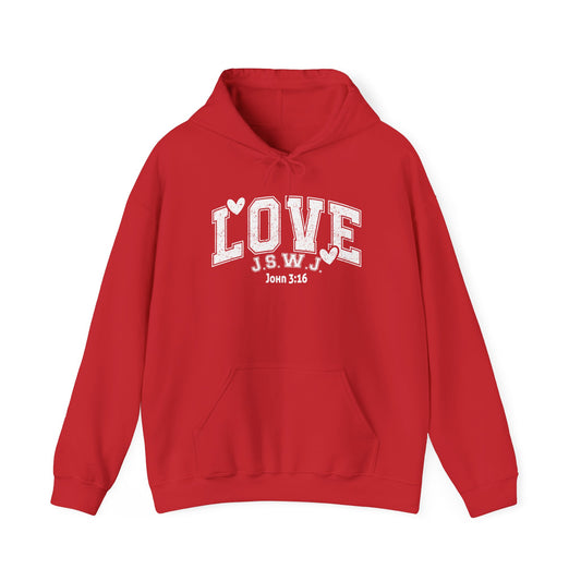 Unisex J.S.W.J Love John 3:16 Hoodie
