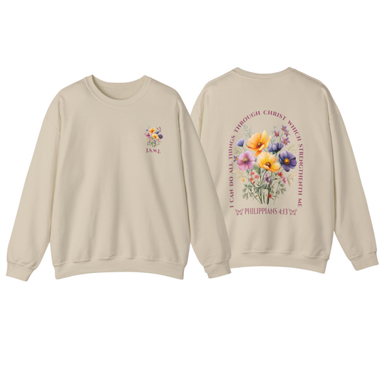 Unisex I Can do All Things Through Christ Sweatshirt WN