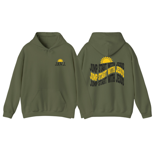 Unisex Wavy Jump Start Hoodie MN